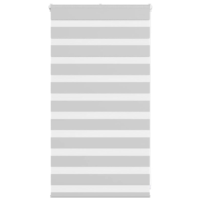 Load image into Gallery viewer, Vidaxl zebra rolgordijn 90x100 cm stofbreedte 85,9 cm lichtgrijs

