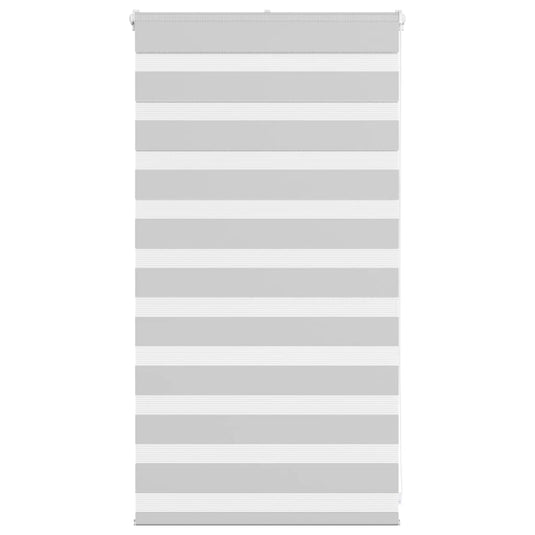 Vidaxl zebra rolgordijn 90x100 cm stofbreedte 85,9 cm lichtgrijs