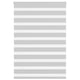 Vidaxl zebra rolgordijn 95x100 cm stofbreedte 90,9 cm lichtgrijs