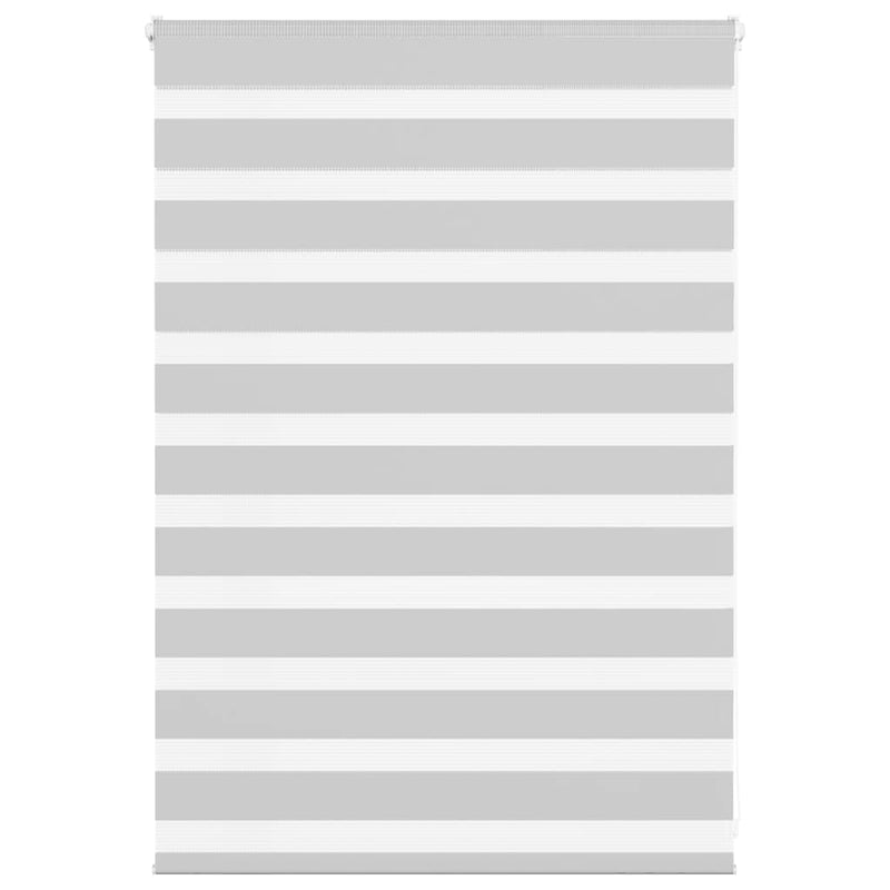 Load image into Gallery viewer, Vidaxl zebra rolgordijn 100x100 cm stofbreedte 95,9 cm lichtgrijs
