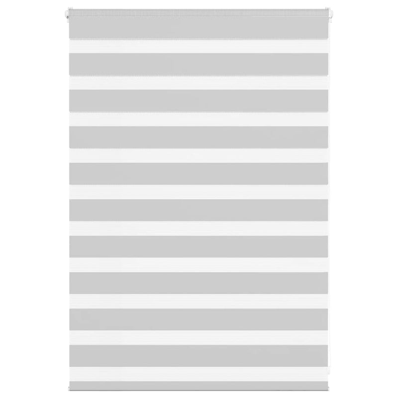 Load image into Gallery viewer, Vidaxl zebra rolgordijn 110x100 cm stofbreedte 105,9 cm lichtgrijs
