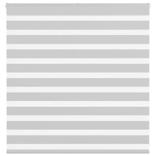 Vidaxl zebra rolgordijn 150x100 cm stofbreedte 145,9 cm lichtgrijs