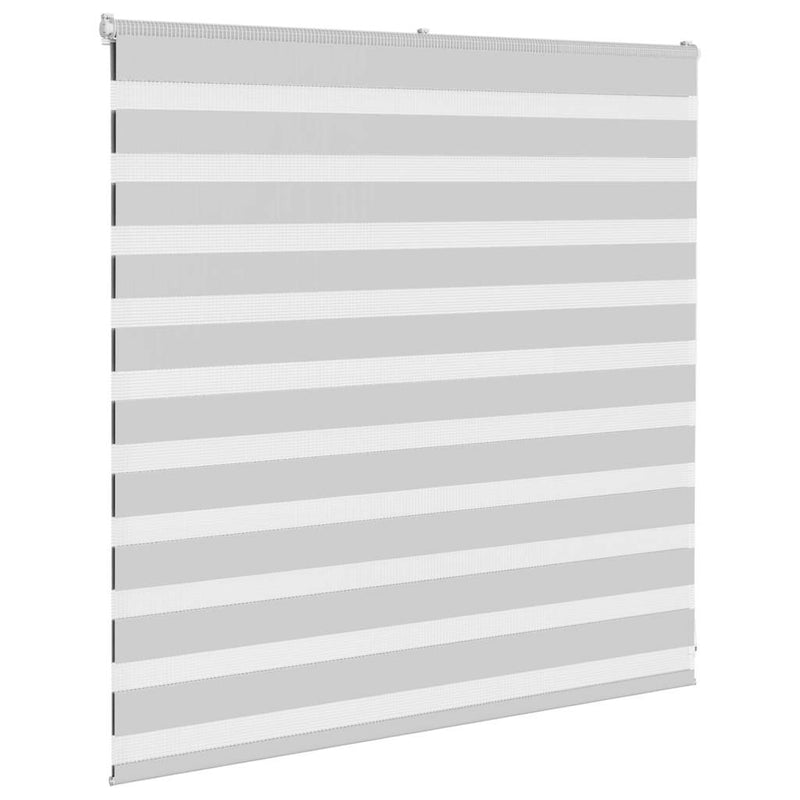 Load image into Gallery viewer, Vidaxl zebra rolgordijn 150x100 cm stofbreedte 145,9 cm lichtgrijs
