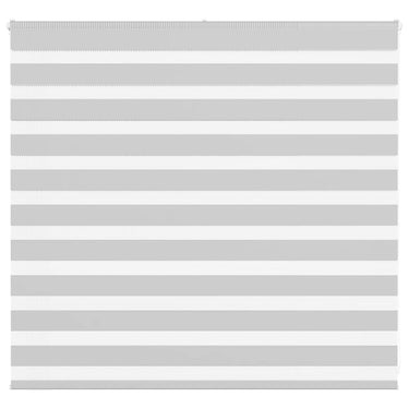 Vidaxl zebra rolgordijn 155x100 cm stofbreedte 150,9 cm lichtgrijs