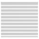 Vidaxl zebra rolgordijn 155x100 cm stofbreedte 150,9 cm lichtgrijs