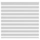 Vidaxl zebra rolgordijn 160x100 cm stofbreedte 155,9 cm lichtgrijs