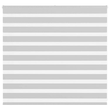 Vidaxl zebra rolgordijn 160x100 cm stofbreedte 155,9 cm lichtgrijs