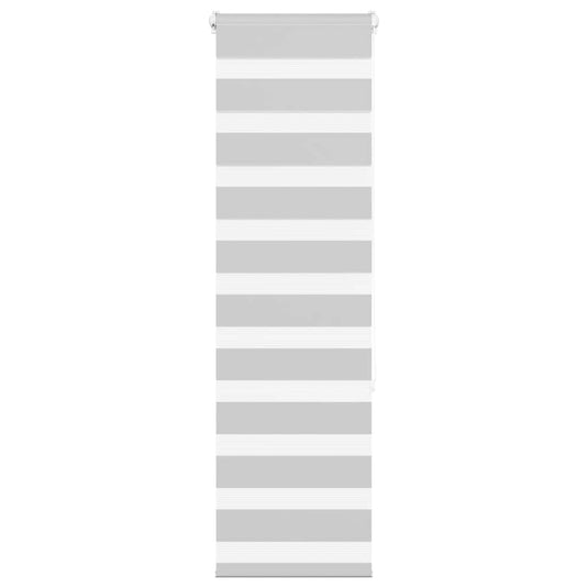 Vidaxl zebra rolgordijn 50x150 cm stofbreedte 45,9cm lichtgrijs