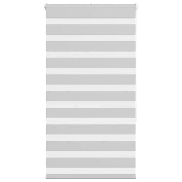 Vidaxl zebra rolgordijn 70x150 cm stofbreedte 65,9 cm lichtgrijs