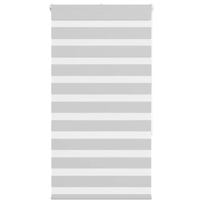 Load image into Gallery viewer, Vidaxl zebra rolgordijn 70x150 cm stofbreedte 65,9 cm lichtgrijs
