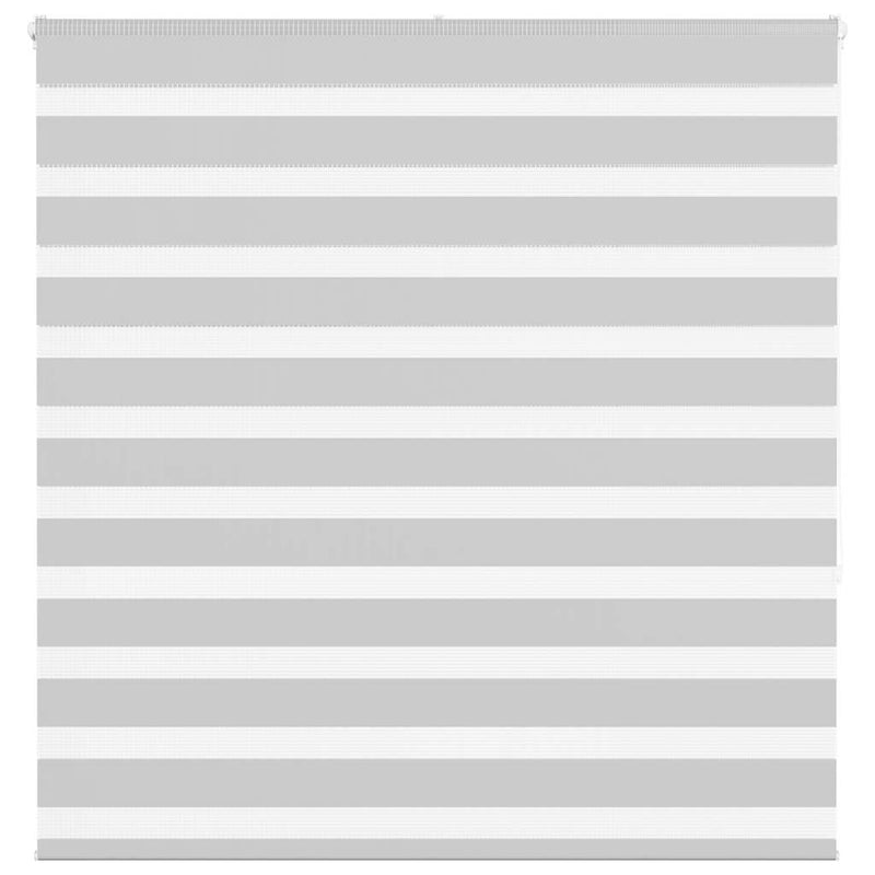 Load image into Gallery viewer, Vidaxl zebra rolgordijn 150x150 cm stofbreedte 145,9 cm lichtgrijs
