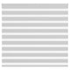 Vidaxl zebra rolgordijn 155x150 cm stofbreedte 150,9 cm lichtgrijs