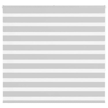 Vidaxl zebra rolgordijn 155x150 cm stofbreedte 150,9 cm lichtgrijs