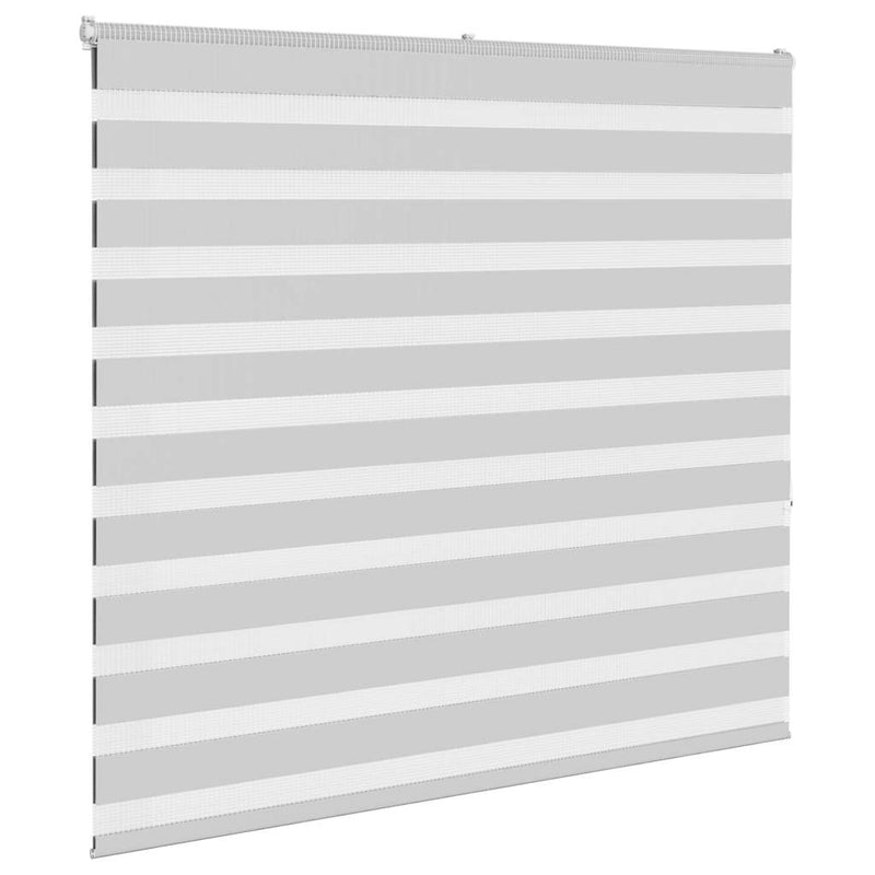 Load image into Gallery viewer, Vidaxl zebra rolgordijn 155x150 cm stofbreedte 150,9 cm lichtgrijs
