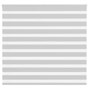 Vidaxl zebra rolgordijn 160x150 cm stofbreedte 155,9 cm lichtgrijs