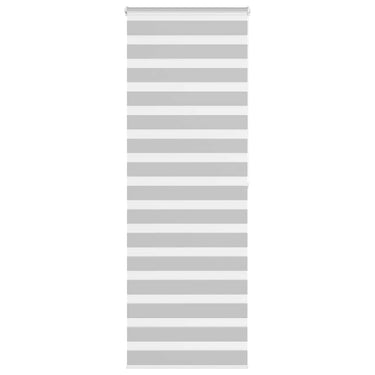Vidaxl zebra rolgordijn 70x200 cm stofbreedte 65,9 cm lichtgrijs
