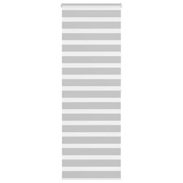 Vidaxl zebra rolgordijn 75x200 cm stofbreedte 70,9 cm lichtgrijs