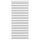 Vidaxl zebra rolgordijn 105x200 cm stofbreedte 100,9 cm lichtgrijs