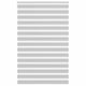 Vidaxl zebra rolgordijn 150x200 cm stofbreedte 145,9 cm lichtgrijs