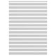 Vidaxl zebra rolgordijn 155x200 cm stofbreedte 150,9 cm lichtgrijs