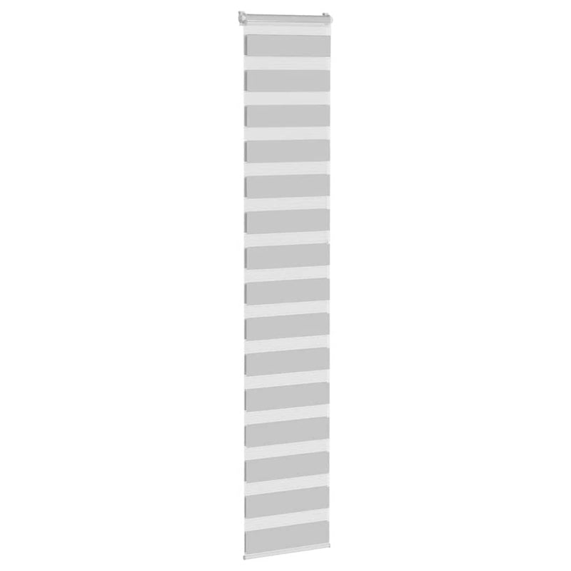Load image into Gallery viewer, Vidaxl zebra rolgordijn 40x230 cm stofbreedte 35,9 cm lichtgrijs
