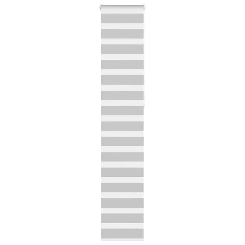 Load image into Gallery viewer, Vidaxl zebra rolgordijn 50x230 cm stofbreedte 45,9cm lichtgrijs
