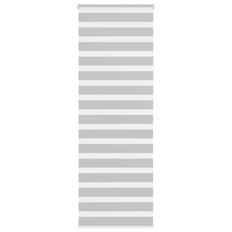 Load image into Gallery viewer, Vidaxl zebra rolgordijn 75x230 cm stofbreedte 70,9 cm lichtgrijs
