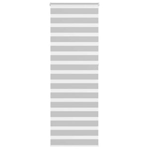 Vidaxl zebra rolgordijn 90x230 cm stofbreedte 85,9 cm lichtgrijs