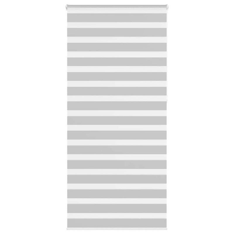 Load image into Gallery viewer, Vidaxl zebra rolgordijn 110x230 cm stofbreedte 105,9 cm lichtgrijs
