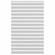 Vidaxl zebra rolgordijn 140x230 cm stofbreedte 135,9 cm lichtgrijs