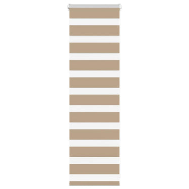 Vidaxl zebrajaloezie 40x100 cm stofbreedte 35,9 cm polyester zandbruin