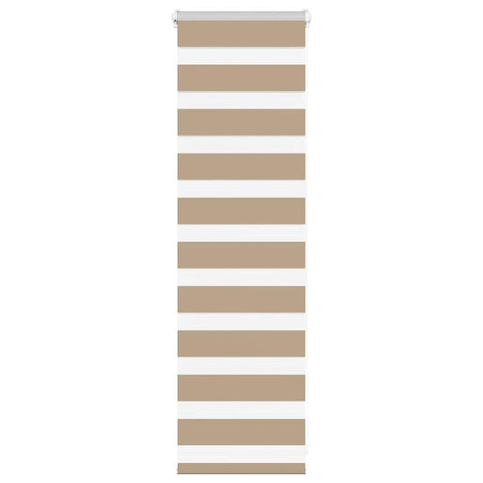 Vidaxl zebrajaloezie 40x100 cm stofbreedte 35,9 cm polyester zandbruin
