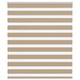 Vidaxl zebra blind 130x100 cm stofbreedte 125,9 cm polyester zandbruin