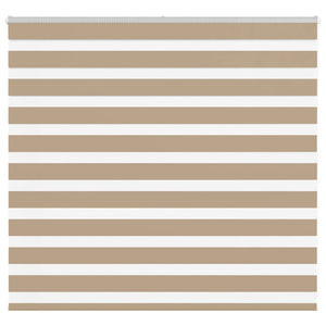Vidaxl zebra blind 155x100 cm stofbreedte 150,9 cm polyester zandbruin