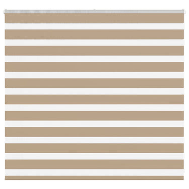 Vidaxl zebra blind 160x100 cm stofbreedte 155,9 cm polyester zandbruin