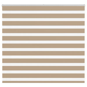 Vidaxl zebra blind 165x100 cm stofbreedte 160,9 cm polyester zandbruin