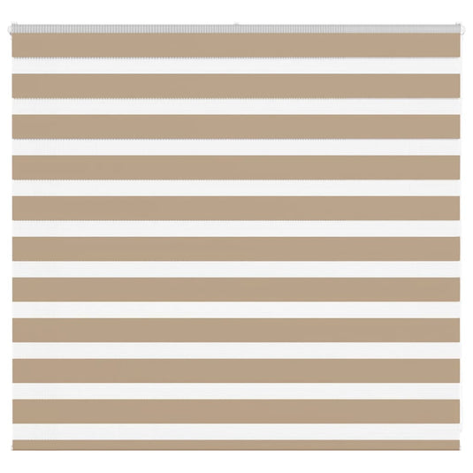 Vidaxl zebra blind 165x100 cm stofbreedte 160,9 cm polyester zandbruin