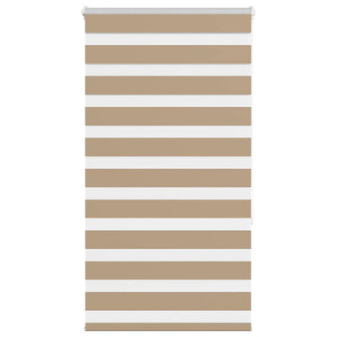 Vidaxl zebra blind 70x150 cm stofbreedte 65,9 cm polyester zandbruin