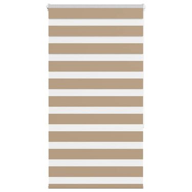 Vidaxl zebra blind 75x150 cm stofbreedte 70,9 cm polyester zandbruin