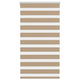 Vidaxl zebra blind 75x150 cm stofbreedte 70,9 cm polyester zandbruin
