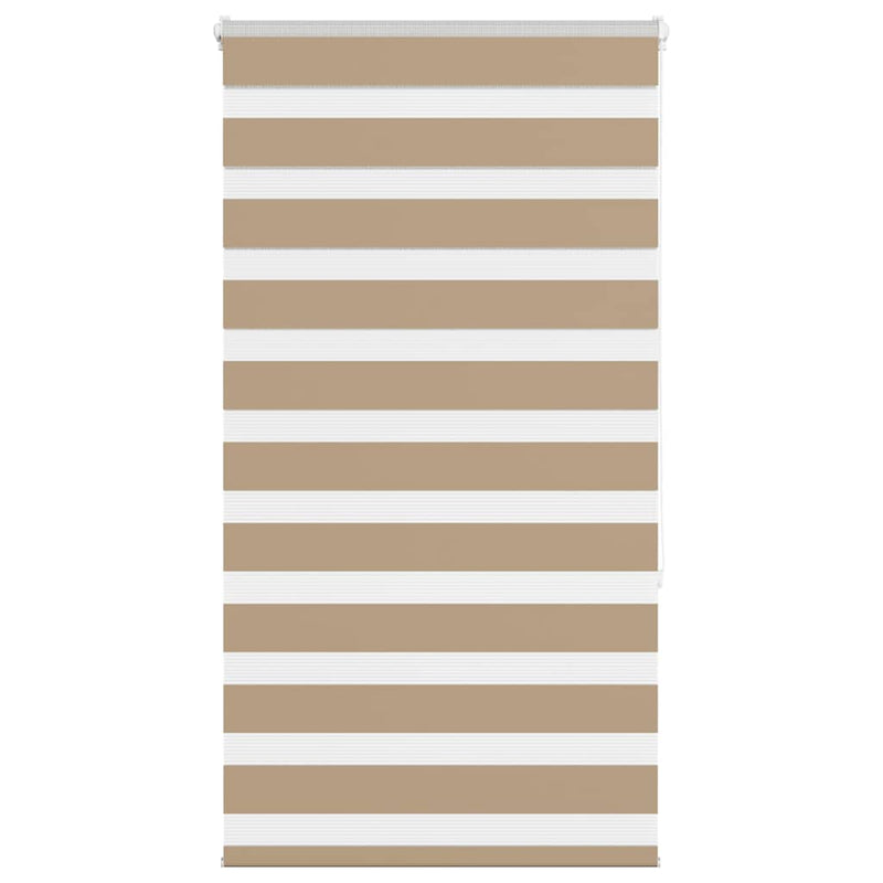 Load image into Gallery viewer, Vidaxl zebra blind 80x150 cm stofbreedte 75,9 cm polyester zandbruin

