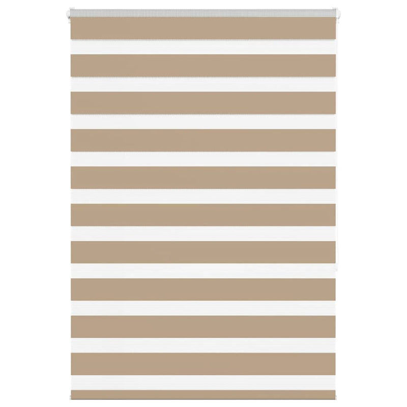 Load image into Gallery viewer, Vidaxl zebra blind 105x150 cm stofbreedte 100,9 cm polyester zandbruin
