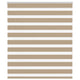 Vidaxl zebra blind 125x150 cm stofbreedte 120,9 cm polyester zandbruin