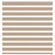 Vidaxl zebra blind 140x150 cm stofbreedte 135,9 cm polyester zandbruin
