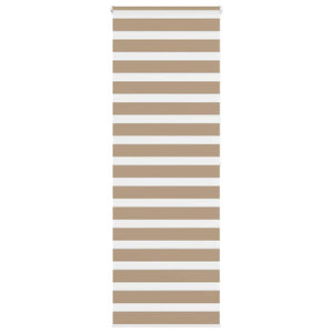 Vidaxl zebra blind 70x200 cm stofbreedte 65,9 cm polyester zandbruin