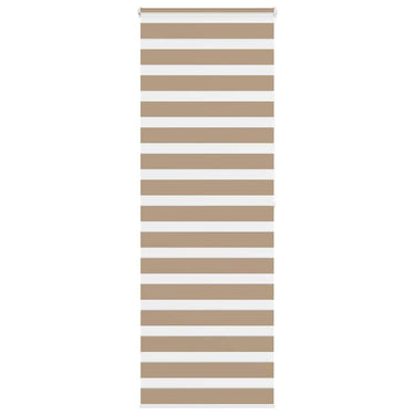Vidaxl zebra blind 70x200 cm stofbreedte 65,9 cm polyester zandbruin