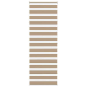 Vidaxl zebra blind 85x200 cm stofbreedte 80,9 cm polyester zandbruin
