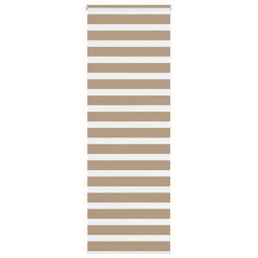 Vidaxl zebra blind 85x200 cm stofbreedte 80,9 cm polyester zandbruin
