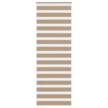 Vidaxl zebra blind 90x200 cm stofbreedte 85,9 cm polyester zandbruin