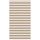 Vidaxl zebra blind 130x200 cm stofbreedte 125,9 cm polyester zandbruin